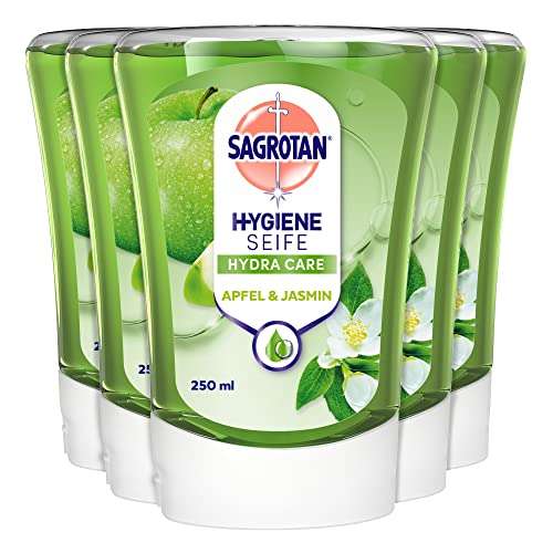 Sagrotan No-Touch Nachfüller Apfel und Jasmin 5x 250ml