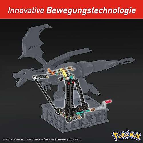 Mattel Mega Construx Pokémon Motion Glurak 1664 Teile