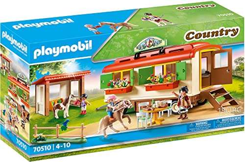 PLAYMOBIL Country 70510 Ponycamp-Übernachtungswagen Set