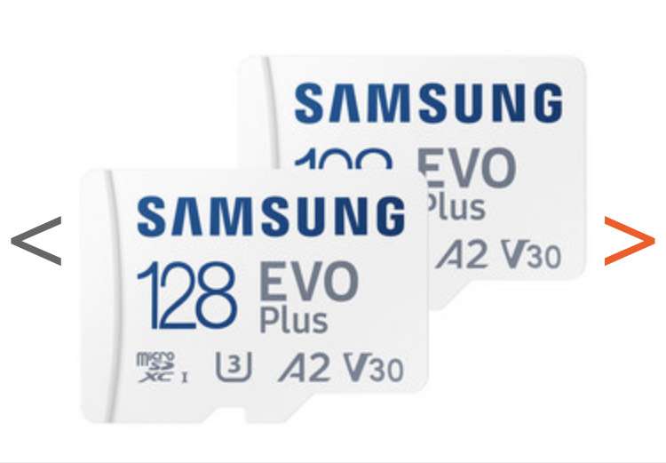 2x Samsung EVO Plus microSD-Karte | 128 GB