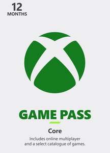 Xbox Game Pass Core 12 Monate für 39,99€