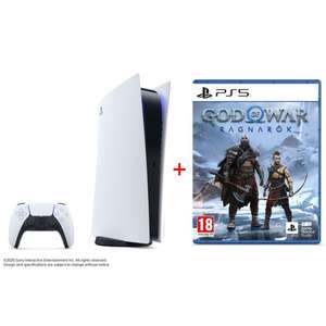 Sony PlayStation 5 Digital mit GoW für 499€ oder Disc Version ohne Spiel für 549€ bei Libro
