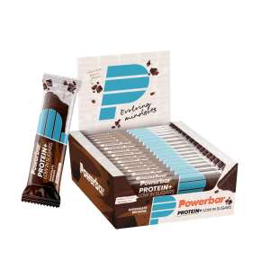 16x35g Powerbar Protein Plus Low Sugar Chocolate Brownie oder Vanille