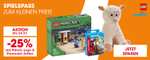 Libro: 25% auf Plüsch, Lego & Playmobil Artikel + 5€ ab 20€ Einkauf z.B. LEGO DISNEY Stitch 43249 für 43,47€