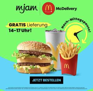 MJAM Free McDelivery 14-17 Uhr