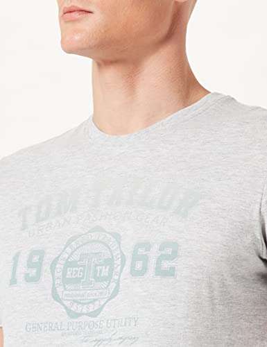 TOM TAILOR Herren T-Shirt mit Logoprint in S - L