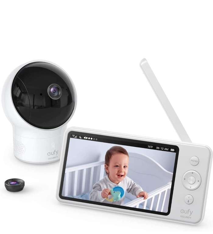 eufy Security SpaceView Babyphone mit 5 Zoll LCD-Display, 720 HD