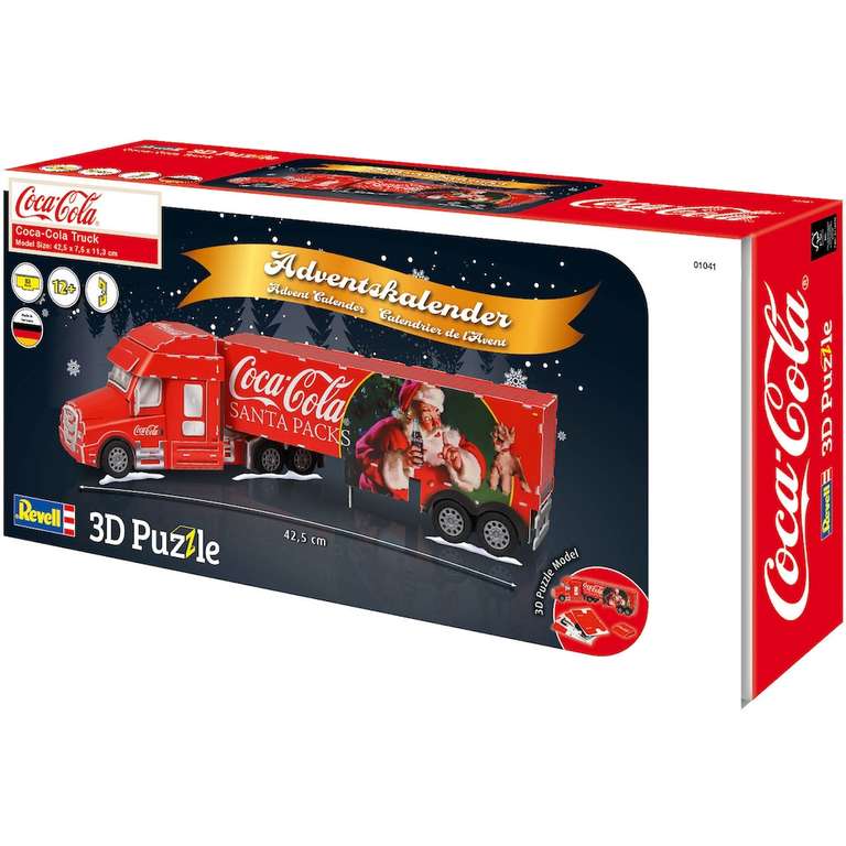 Revell Adventskalender »3-D-Puzzle, Coca-Cola Truck«