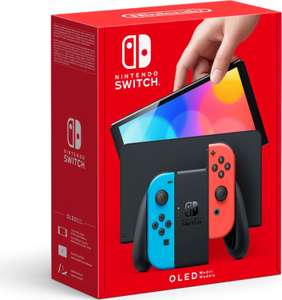 Nintendo Switch OLED schwarz/blau/rot um 296,99€ / Non OLED um 248,39€
