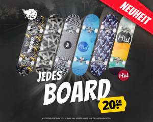 Sportspar: Jedes Skateboard nur 20€