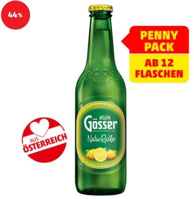 [Penny] Ab 12 0,33l Flaschen sparen: Gösser Naturradler & Gösser Naturradler 0.0