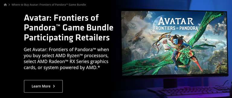AMD - Frontiers of Pandora Game Bundle