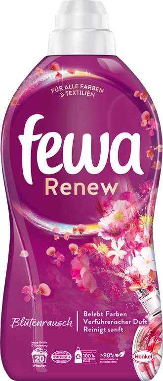 Fewa Renew 20 WL (0,12€ pro WL) [25fach Payback Punkte auf Fewa]