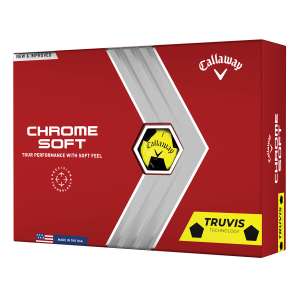 Callaway Golf Chrome Soft Golfbälle Gelb