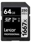Lexar Professional 1667x SD Karte 64GB, Speicherkarte (250MB/s lesen / 120MB/s schreiben)