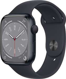 Apple "Watch Series 8" (GPS, 45mm, Aluminium) mit Sportarmband