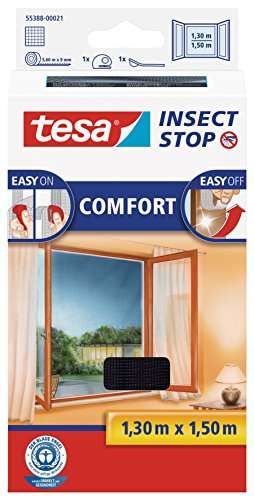 tesa Insect Stop COMFORT Fliegengitter für Fenster 130x150cm