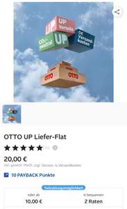 Otto Up Liefer Flat, gratis Versand für 1 Jahr
