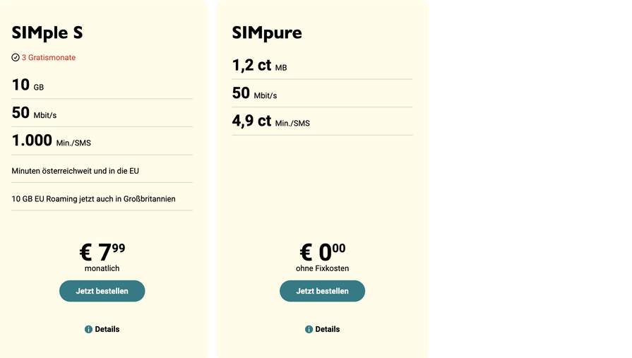 Tarife 3 Monate gratis testen bei yesss! 200GB, 1500Min, 5G at yesss