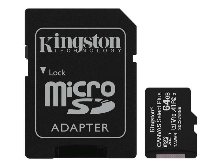 1AShop: Gratis Kingston Canvas Select Plus 64GB Micro-SD bei Abholung in 1050 Wien