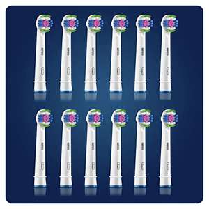 Oral-B 3DWhite Aufsteckbürsten für elektrische Zahnbürste, 12 Stück