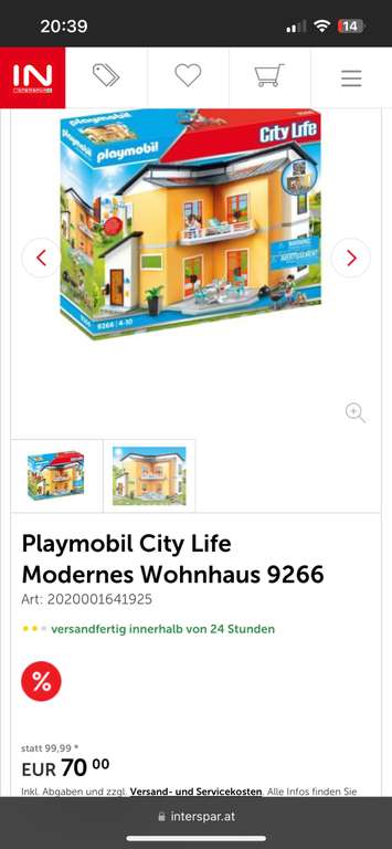Playmobil modernes Wohnhaus