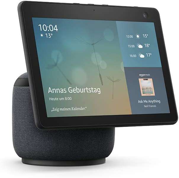 Amazon "Echo Show 10" (3.Generation) mit hochauflösendem Smart Display mit Bewegungsfunktion und Alexa
