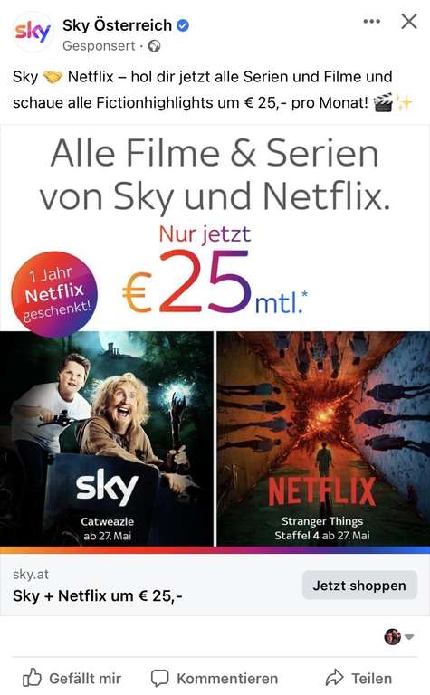 Sky Q (Entertainment + Cinema + Netflix (SD))