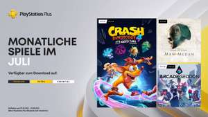 PS Plus im Juli 22: "Crash Bandicoot 4: It’s About Time" (PS4 & PS5), "The Dark Pictures Man Of Medan" (PS4) und "Arcadegeddon" (PS5)