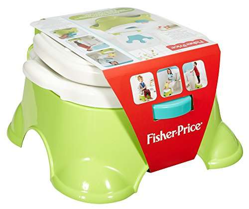 Fisher Price DLT00 - Lerntöpfchen und Fußbank, grün
