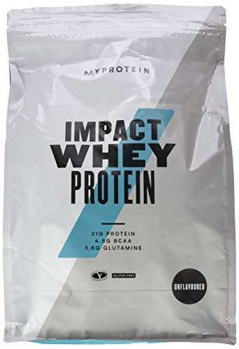 2500g Myprotein Impact Whey Protein, Unflavoured