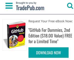 Gratis eBook GitHub for dummies