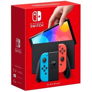 "Nintendo Switch (OLED model) Neon blue/Neon red" + Geschenk Konsolen-Spiel Everybody 1-2 Switch (Abholung Wien)