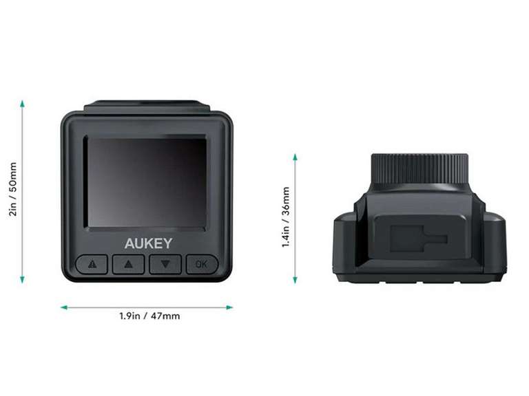 Aukey DRA5 Mini-Dashcam mit Full HD (1080p)