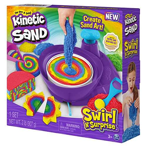 Spin Master Kinetic Sand Swirl'n Surprise Set