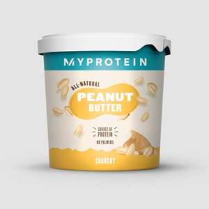 2x 1kg Myprotein Peanut Butter (Crunchy oder Smooth)