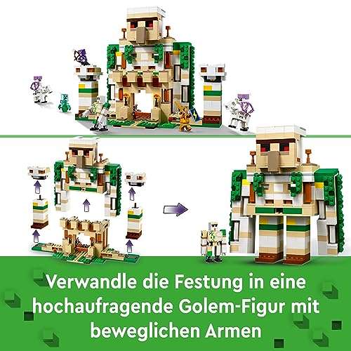 LEGO 21250 Minecraft Die Eisengolem-Festung