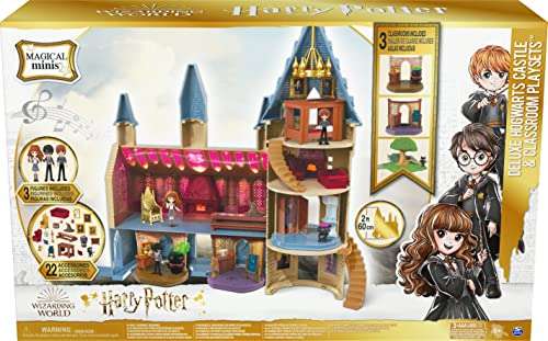 Wizarding World Harry Potter - Schloss Hogwarts Deluxe Spielset mit Licht und Sound