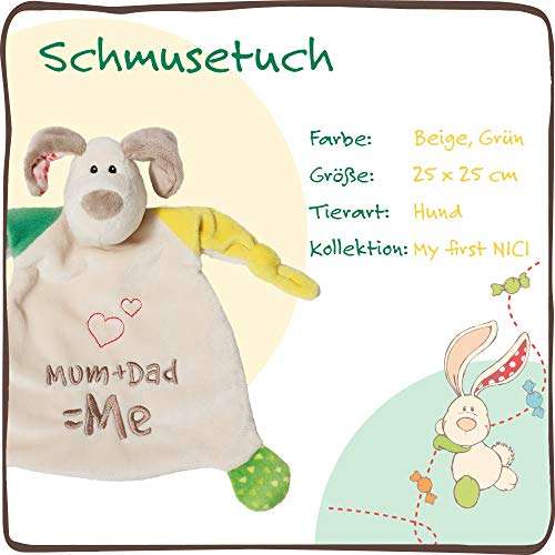 My First NICI Schmusetuch Hund Mum+Dad=Me