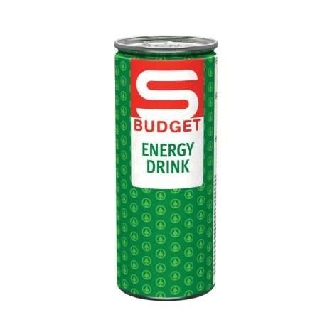 S-Budget Energy Drink diverse Sorten - 12+12 Gratis