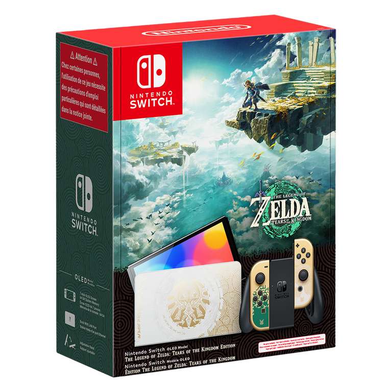 "NINTENDO Switch OLED Zelda Edition - The Legend of Zelda: Tears of the Kingdom" vorbestellen bei Libro