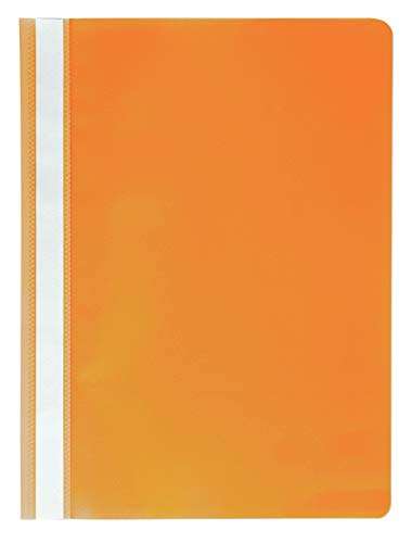 25x Exacompta Plastik-Schnellhefter, orange