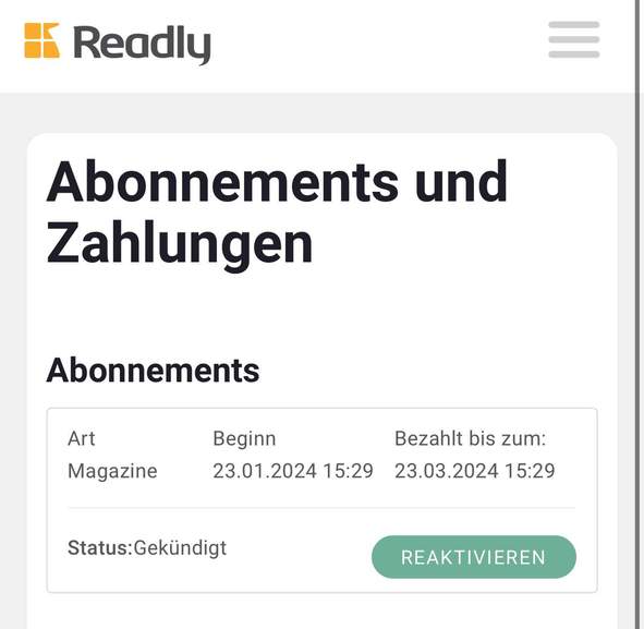 Readly 2 Monate gratis - testen Preisjäger