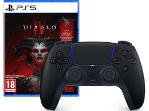 "DualSense Wireless Controller - Midnight Black oder Weiß + Diablo 4" 94€ bzw. "PS4 DualShock 4 Wireless Controller V2 Rot + Diablo 4" 88€