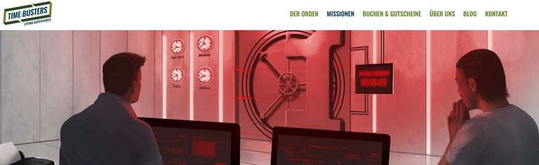 20% Rabatt auf Escape-Rooms bei Time-Busters