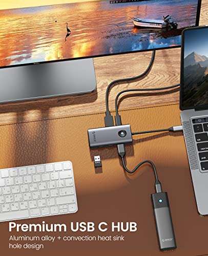 Orico 6in1 USB 3.0 Hub mit 4K HDMI & PD 100W