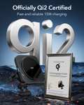 ESR 15W MagSafe Autoladegerät, Qi2 zertifiziertes Laden, für Lüftungsschlitze/Armaturenbrett