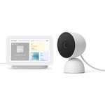 Google Nest Indoor Cam mit Kabel + Google Nest Hub (2. Generation)