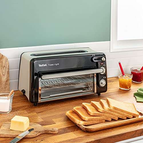 Tefal Toast n’ Grill TL6008 | 2 in 1 Toaster und Mini-Ofen