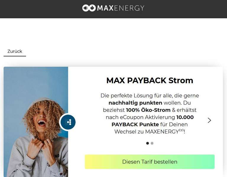 Payback 100€ bei MaxEnergy Strom oder Gasvertrag und KWK 80€ möglich!